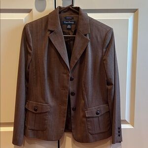 Evan Picone Classic Brown Blazer